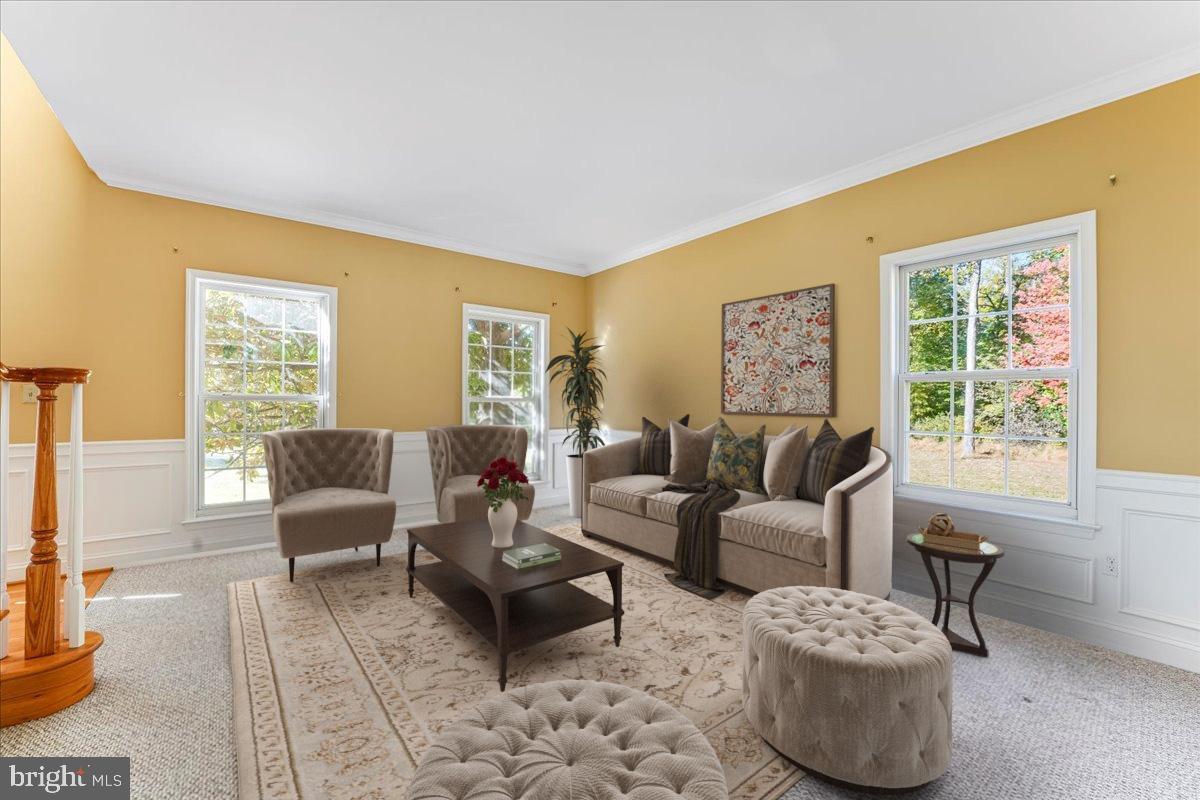 1677 Slitting Mill Road Glen Mills, PA 19342 - Photo 9 of 32 Virtually Staged Living Room