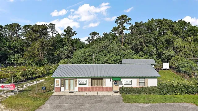 a aerial view of a house