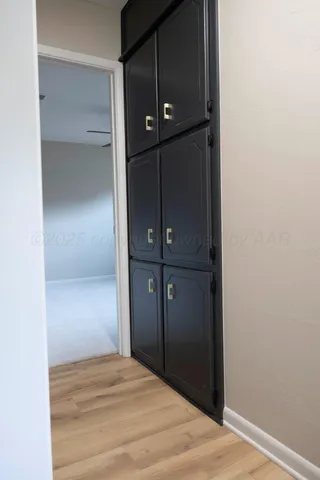 a view of empty room