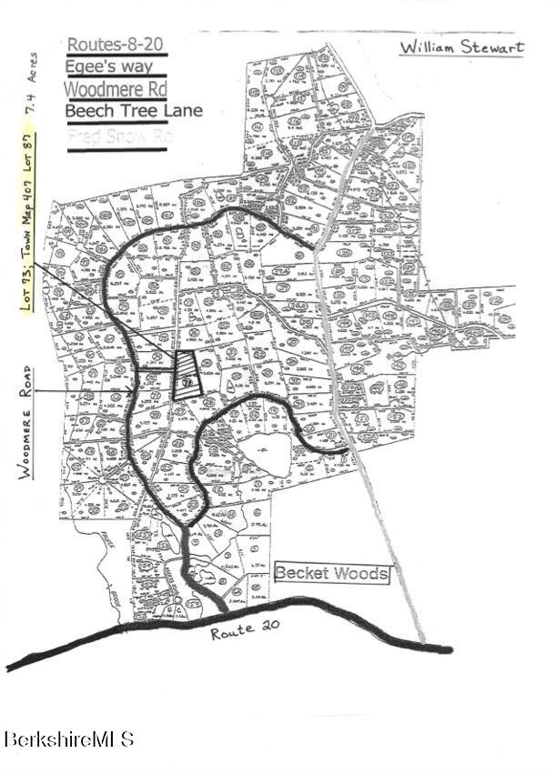 Lot 87 Woodmere Road Becket, MA 01223 - Photo 9 of 12 Community Map Becket Woods copy