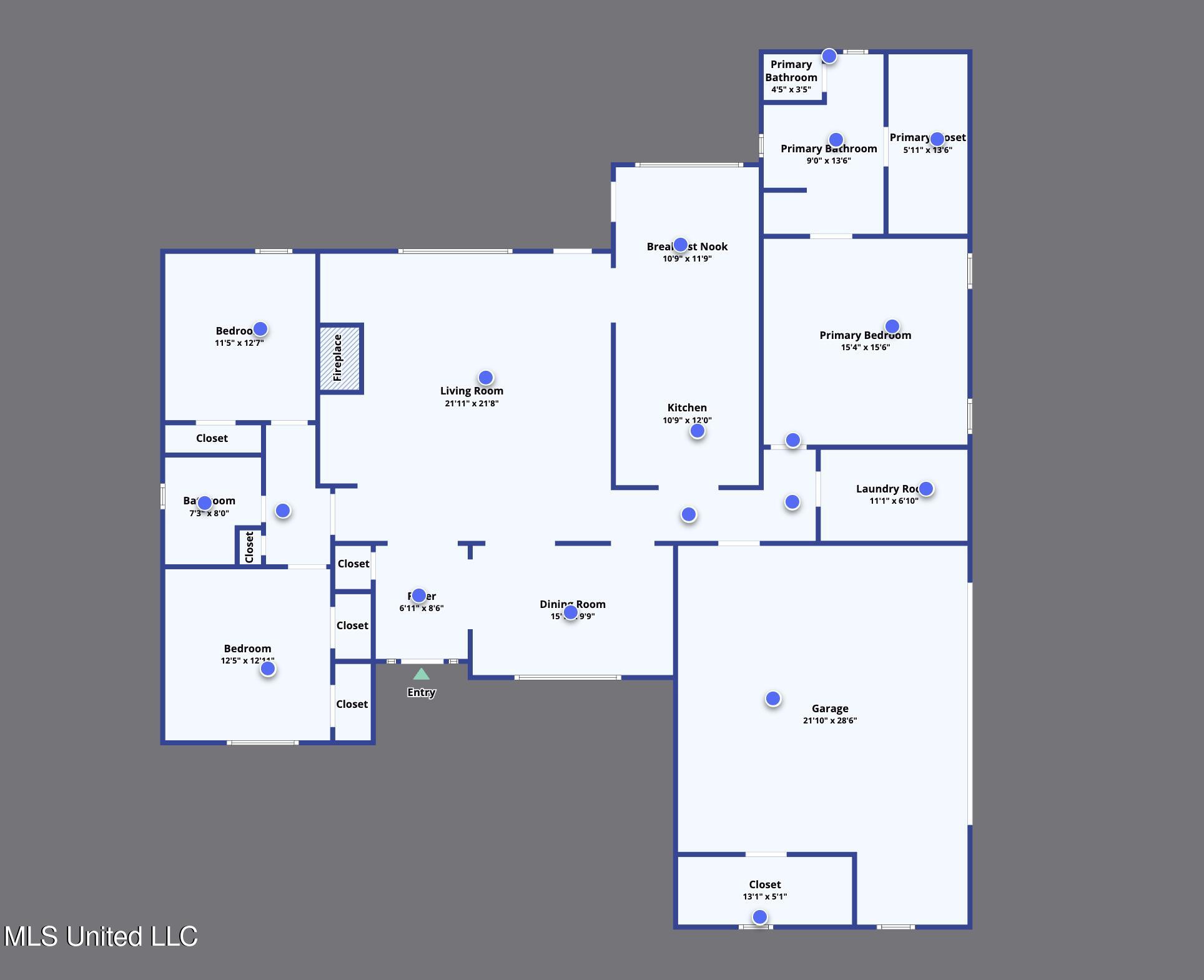 310 Fox Hollow Canton, MS 39046 - Photo 27 of 27 310 Fox Hollow - Floor Plan