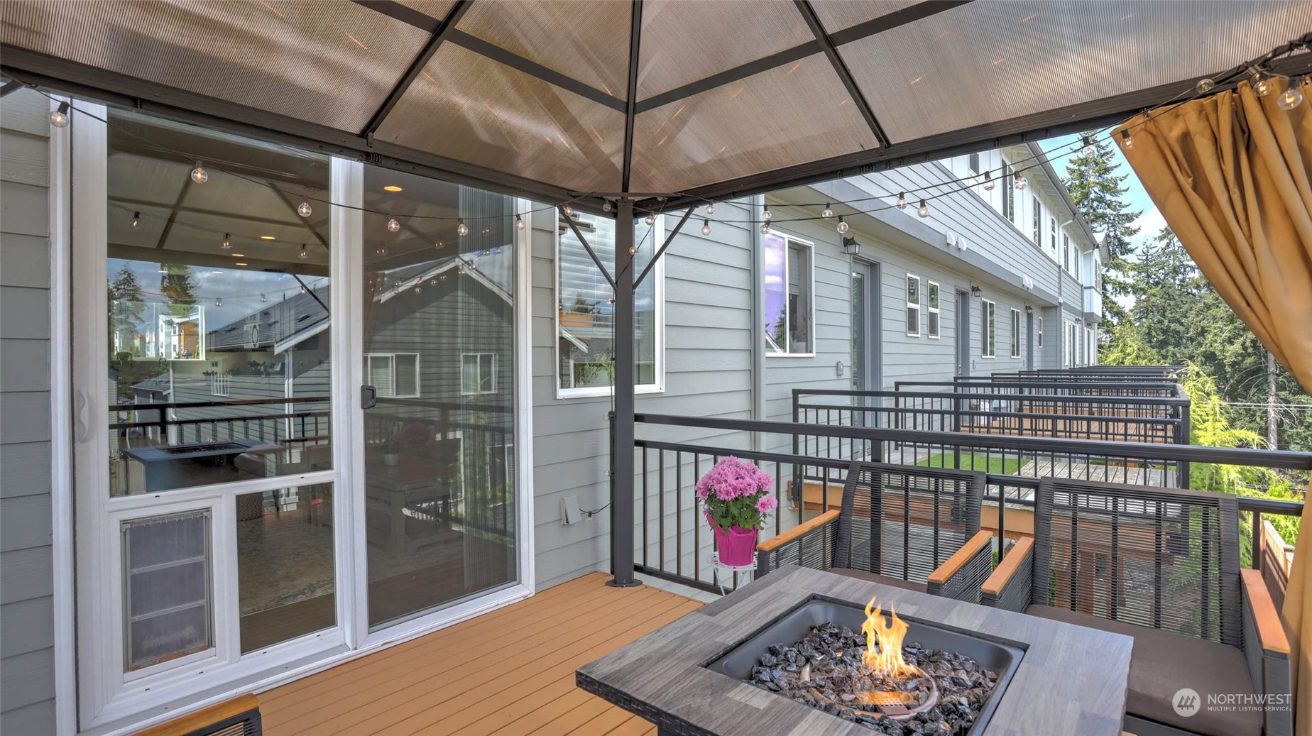 3517 193rd Street Southeast, Unit F Bothell, WA 98012 - Photo 17 of 33 a view of a balcony with furniture