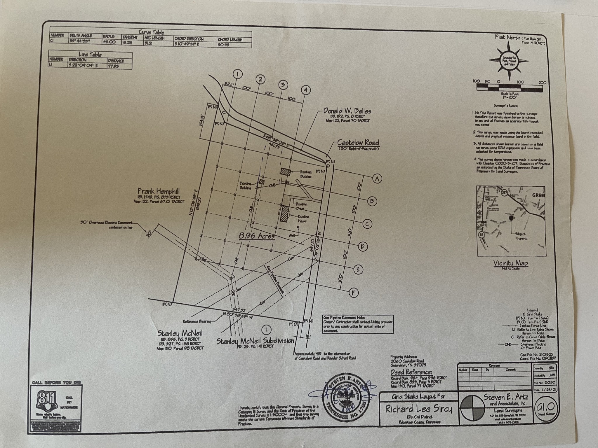 2052 Castelow Road Greenbrier, TN 37073 - Photo 11 of 11 a bathroom with a shower and a shower