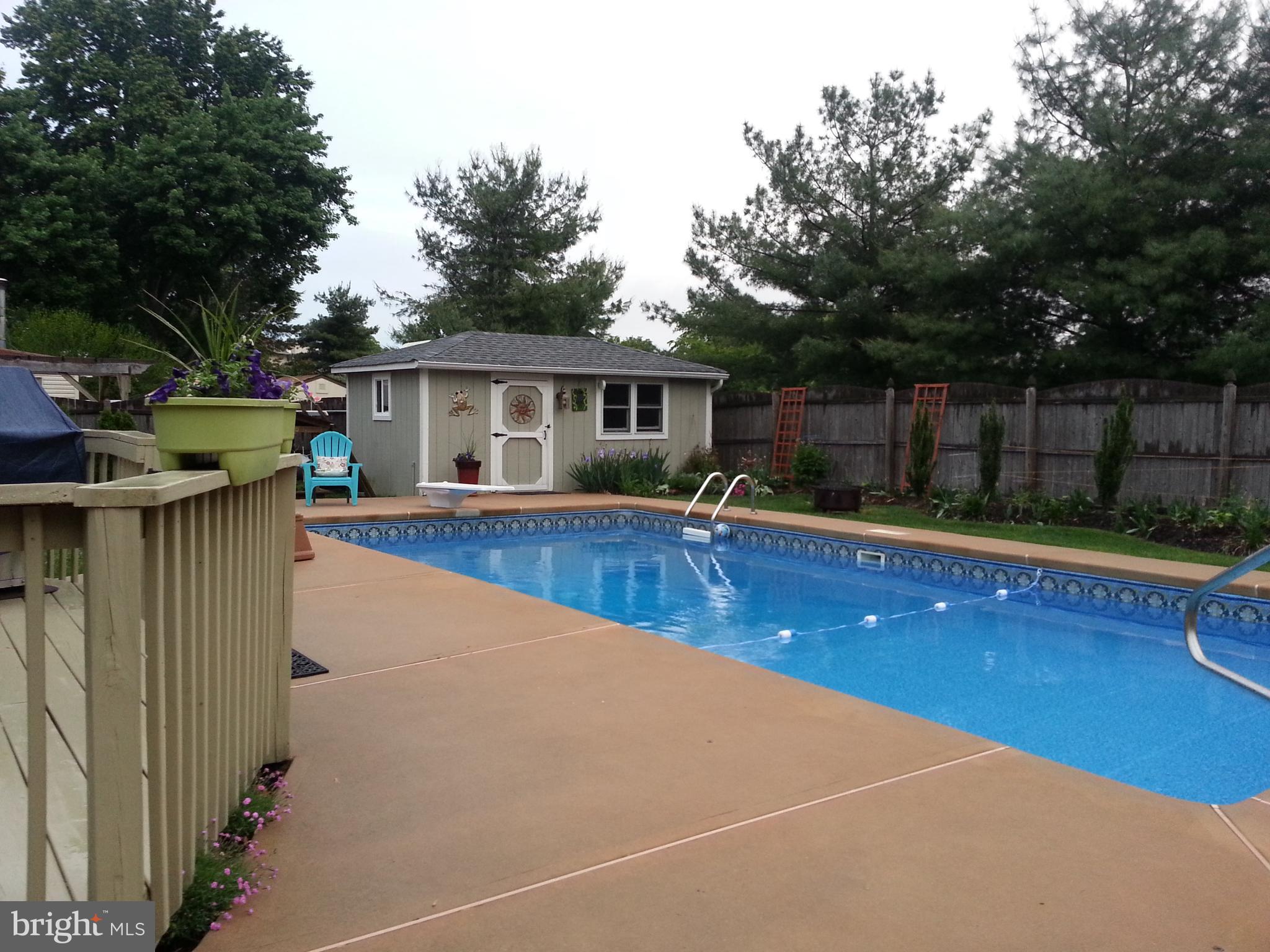 25 Shellflower Lane Hamilton, NJ 08690 - Photo 22 of 24 Pool in back yard