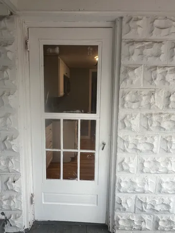 a view of front door of a house