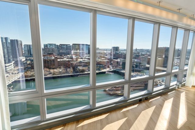 a view of a balcony with city view