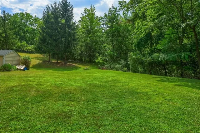 a view of a golf course