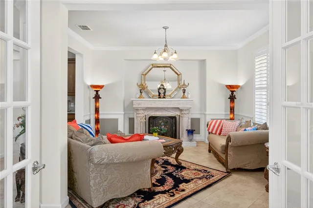 an aerial view of a residential houses with outdoor space