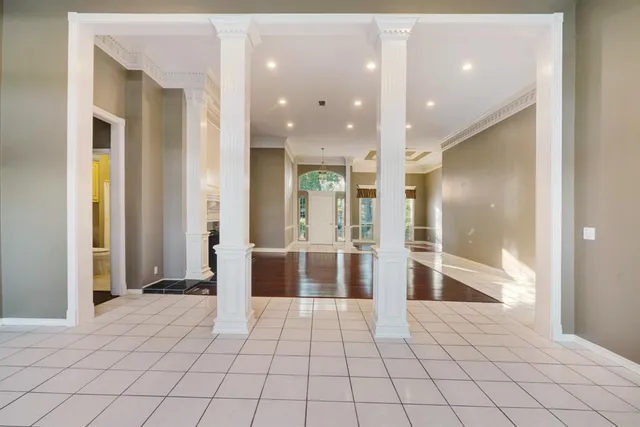 a view of empty room