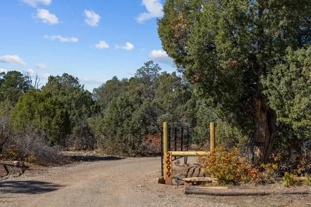 a view of a houses with a city view