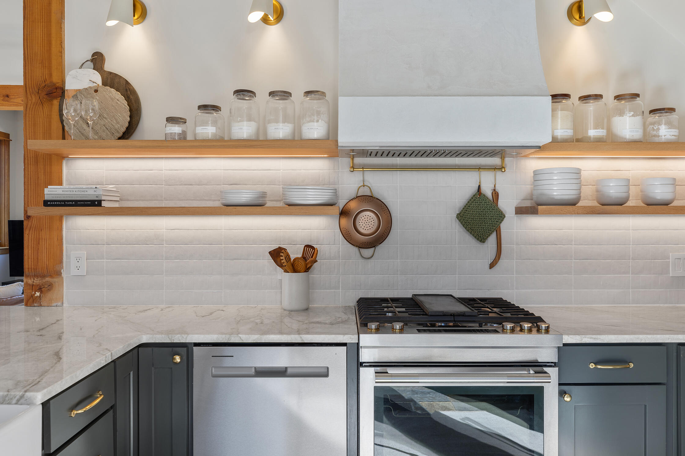 2699 County Road Norwood, CO 81423 - Photo 8 of 64 a kitchen with a stove and cabinets