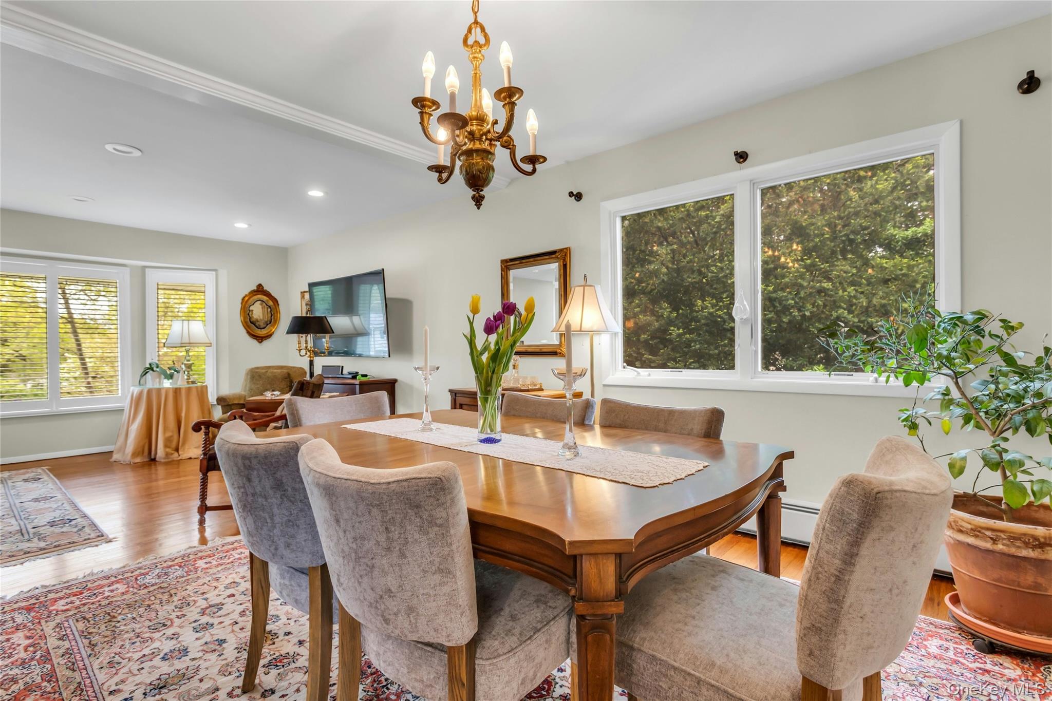 28 Penguin Lane Commack, NY 11725 - Photo 12 of 38 a view of a dining room with furniture window and outside view