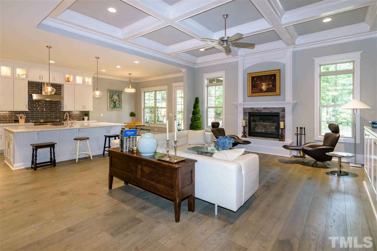 1216 Hunting Ridge Road Raleigh, NC 27615 - Photo 4 of 30 a living room with fireplace furniture and a fireplace