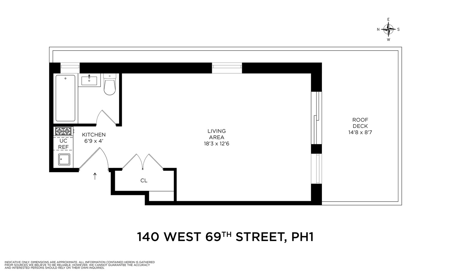 140 West 69th Street, Unit PH1 Manhattan, NY 10023 - Photo 9 of 9 unknown