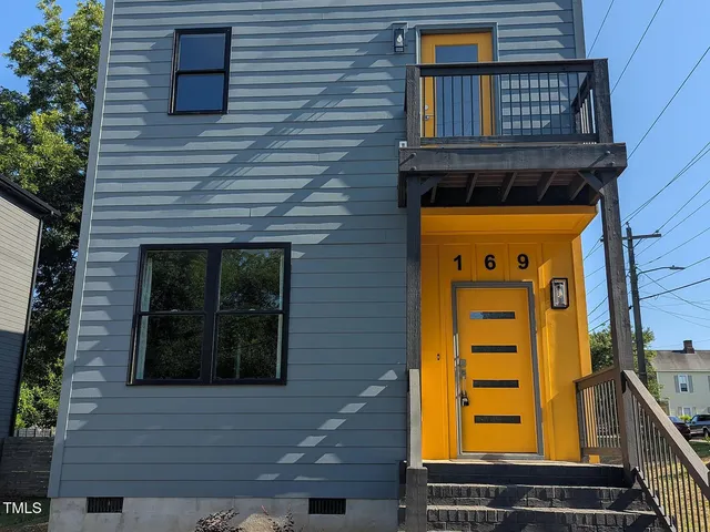 a view of front door of house