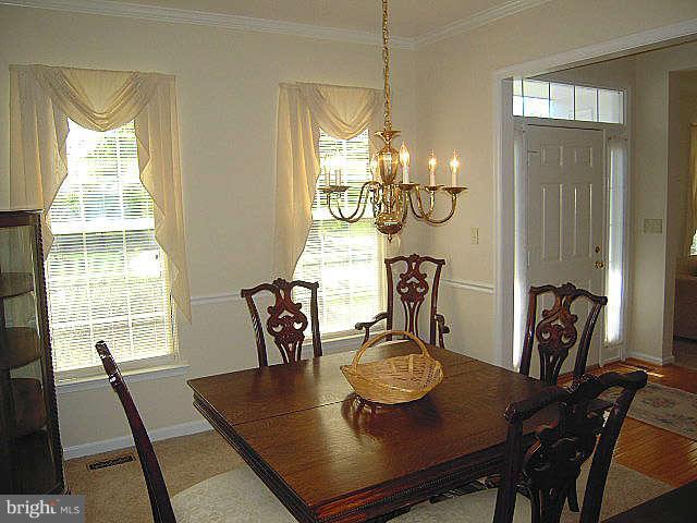 14418 Picket Oaks Road Centreville, VA 20121 - Photo 9 of 30 Formal Dining Room w/Chair Rail & Crown Molding