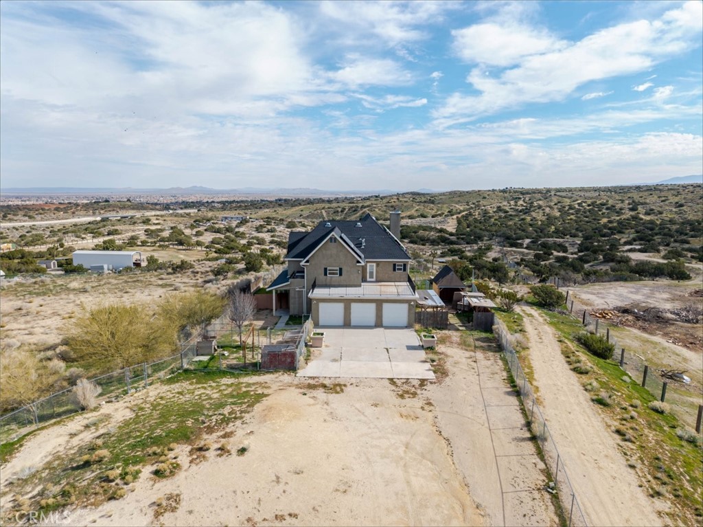 2575 Rale Drive Palmdale, CA 93550 - Photo 36 of 41 an aerial view of a house with a ocean view