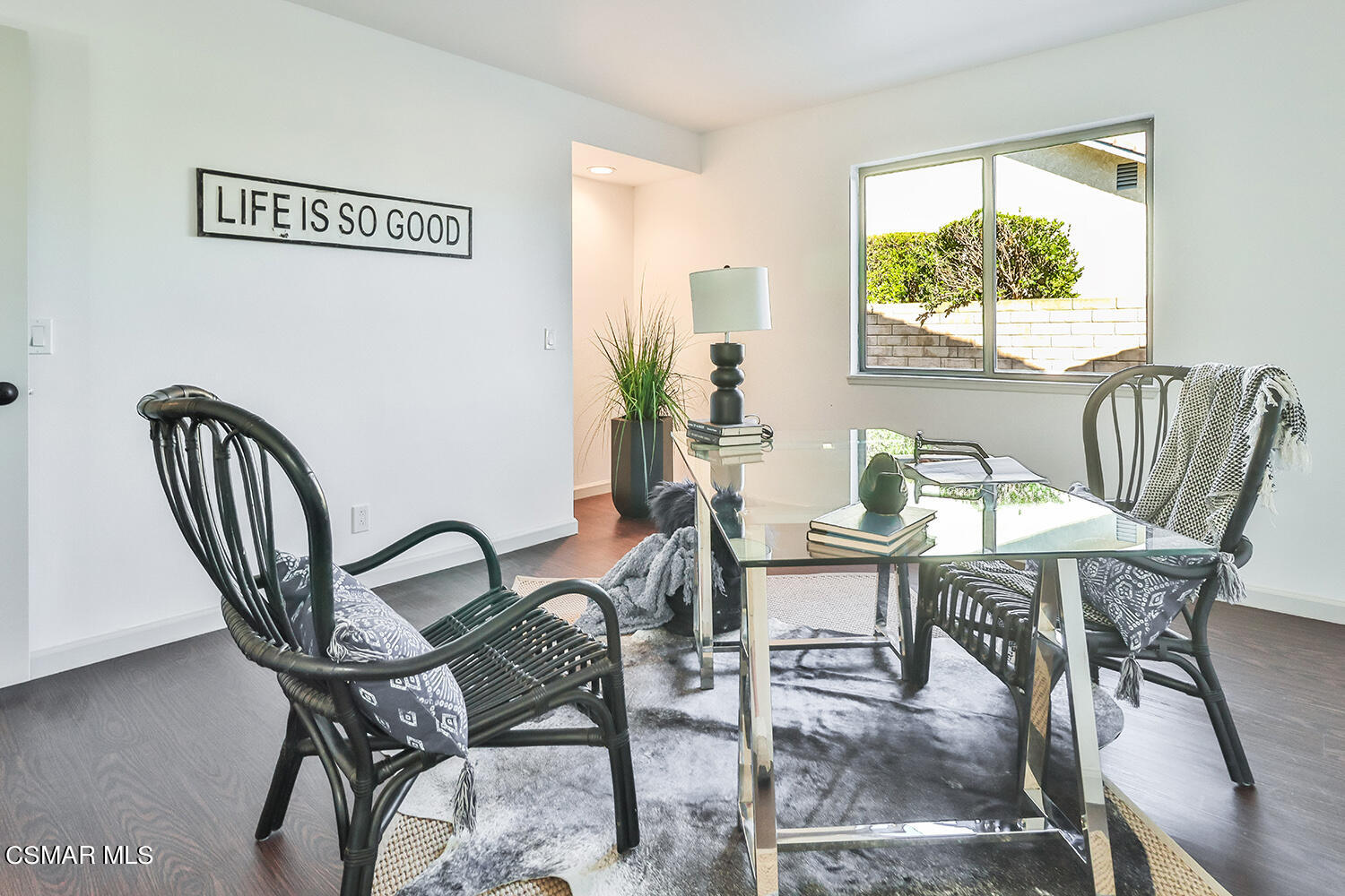 3091 Omega Avenue Simi Valley, CA 93063 - Photo 22 of 66 a view of a dining room with furniture window and outside view