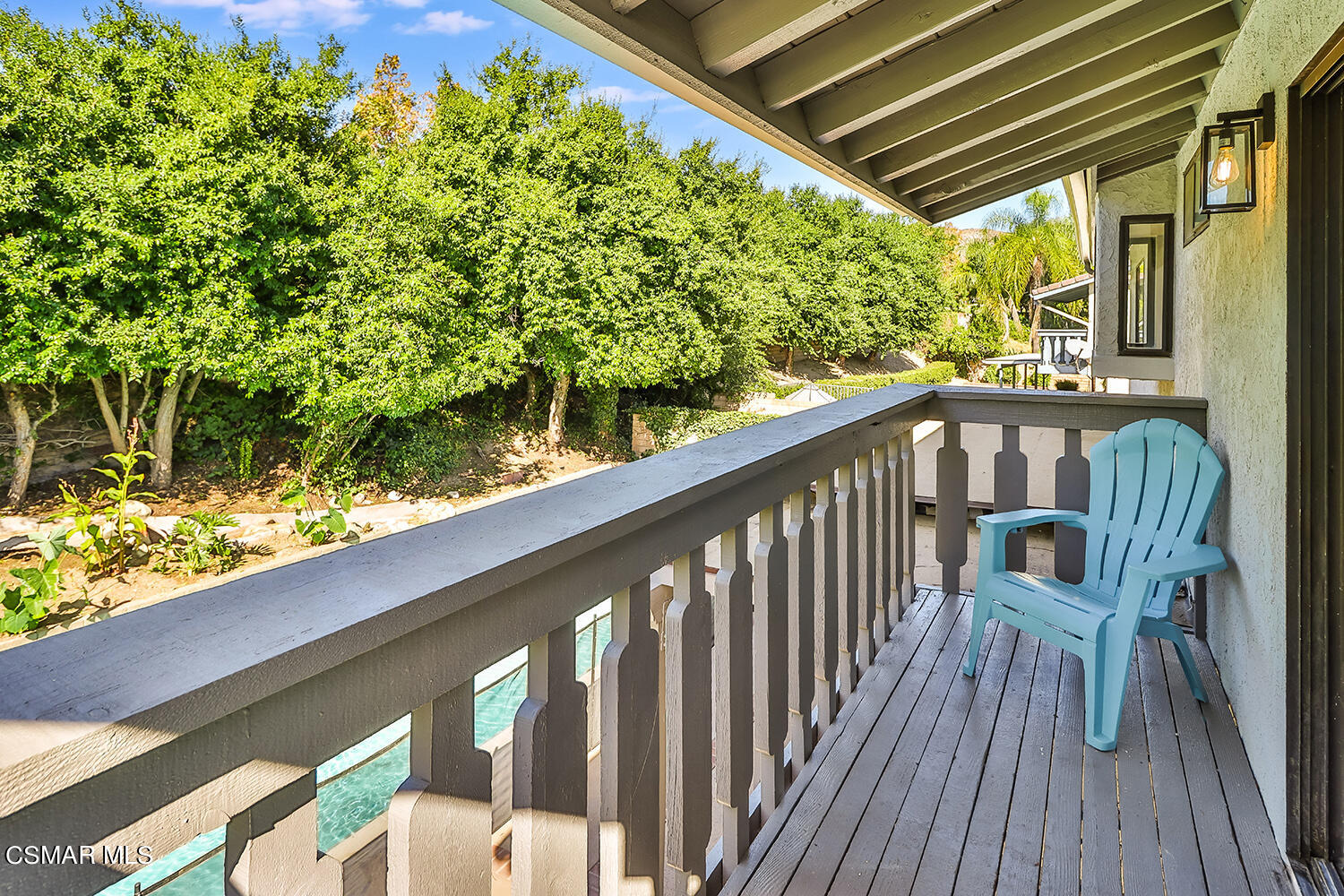 3091 Omega Avenue Simi Valley, CA 93063 - Photo 56 of 66 a view of balcony with wooden floor and outdoor seating