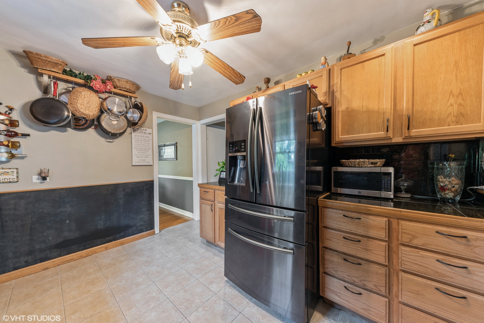 18326 Riegel Road Homewood, IL 60430 - Photo 6 of 17 a kitchen with stainless steel appliances granite countertop a refrigerator and microwave