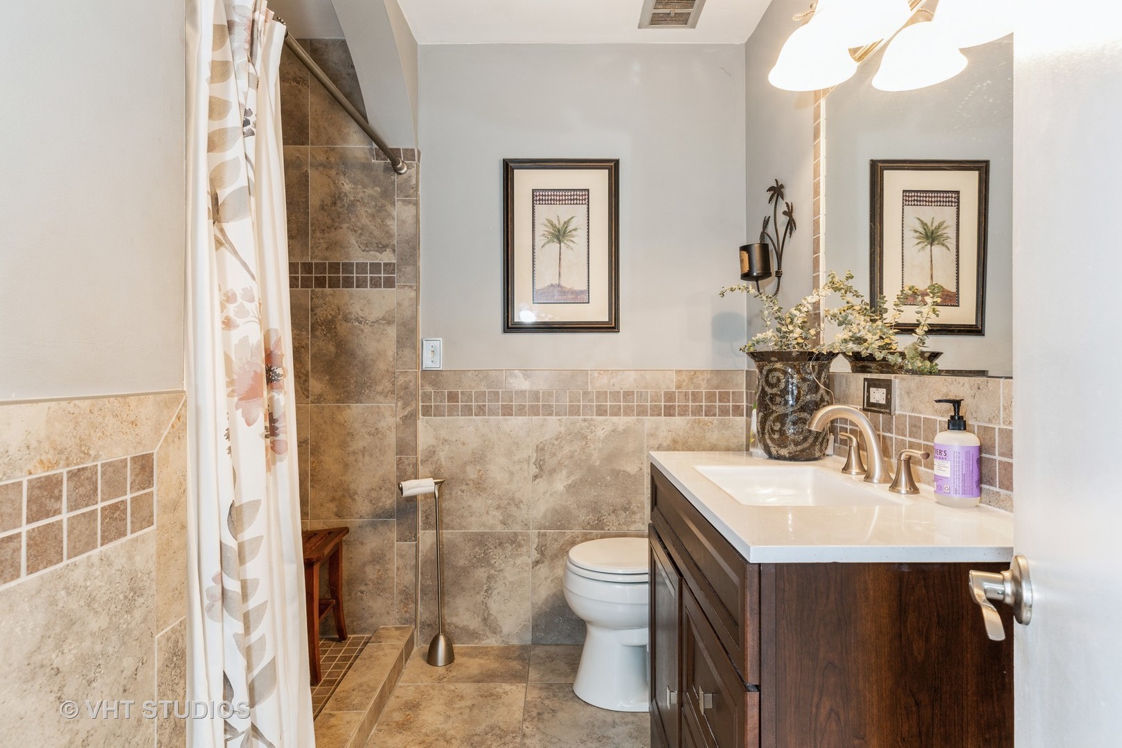 18326 Riegel Road Homewood, IL 60430 - Photo 7 of 17 a bathroom with a sink vanity mirror and toilet