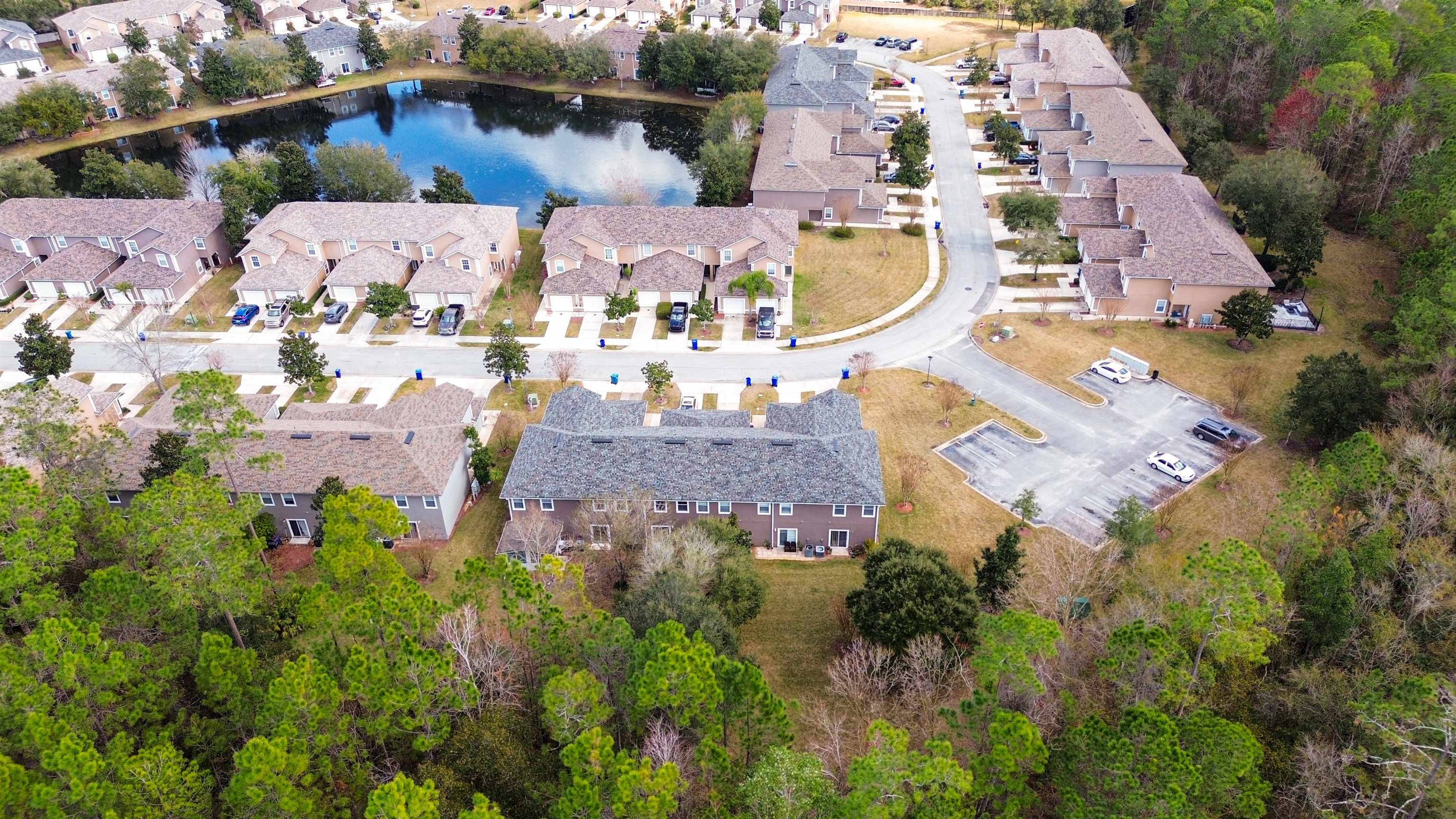 875 Scrub Jay Drive St. Augustine, FL 32092 - Photo 21 of 28 an aerial view of a house with a swimming pool yard and outdoor seating
