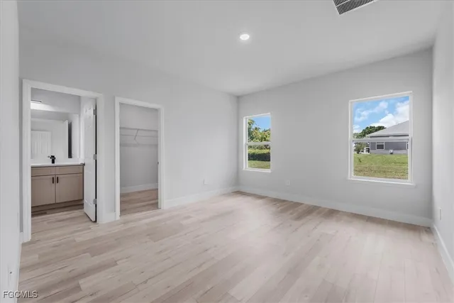 wooden floor in an empty room