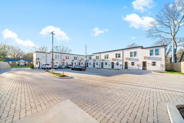 a view of a city from a terrace