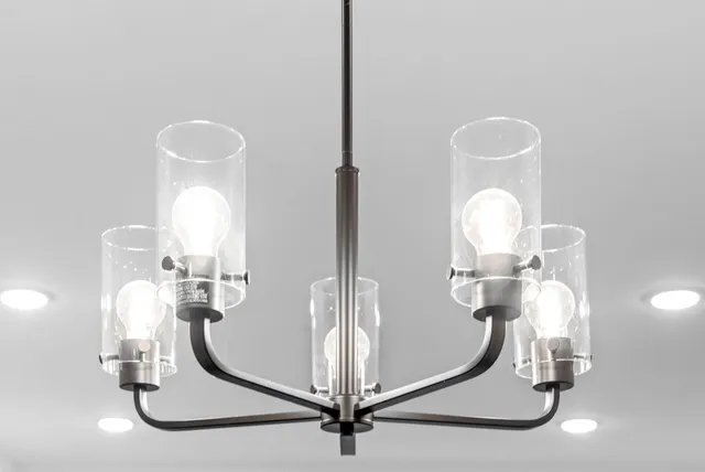 a view of a hallway with staircase