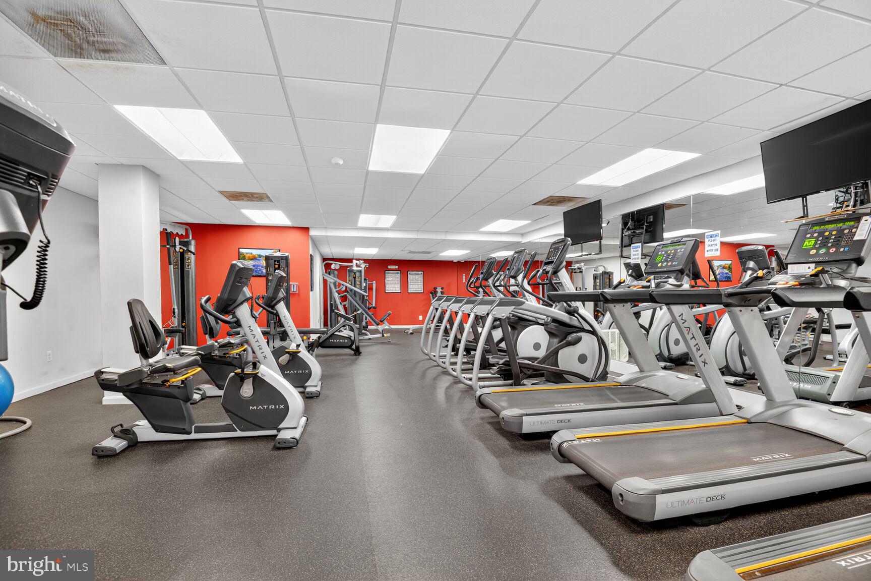 3000 Spout Run Parkway, Unit A306 Arlington, VA 22201 - Photo 22 of 26 a view of a room with gym equipment