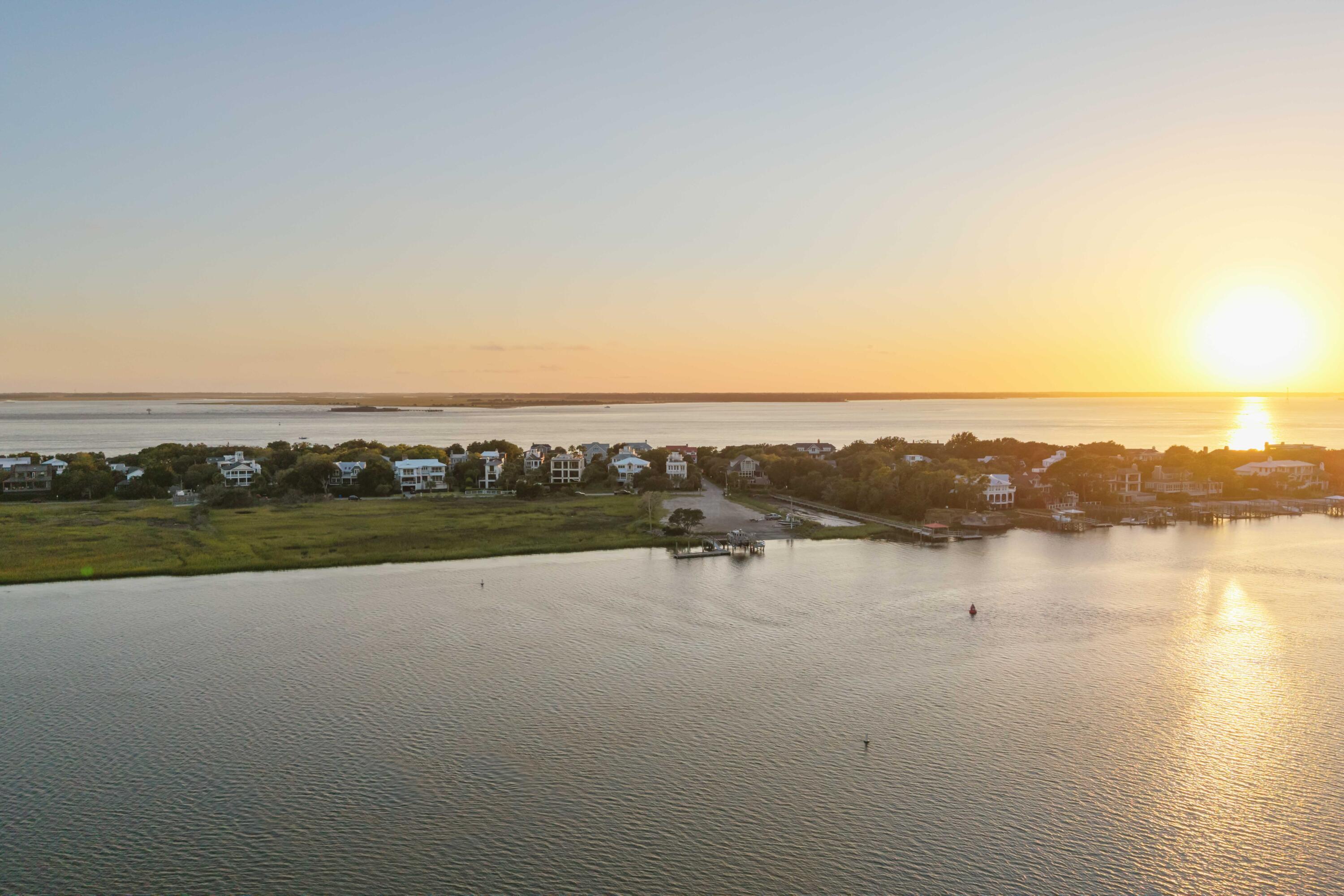 904 Middle Street Sullivans Island, SC 29482 - Photo 63 of 64 Twilight Aerials_904 Middle_3