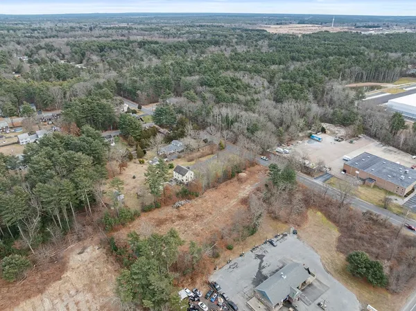 an aerial view of forest