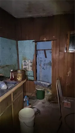 a view of a balcony with an outdoor space