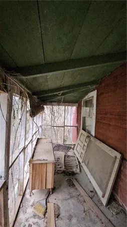 a view of water heater room