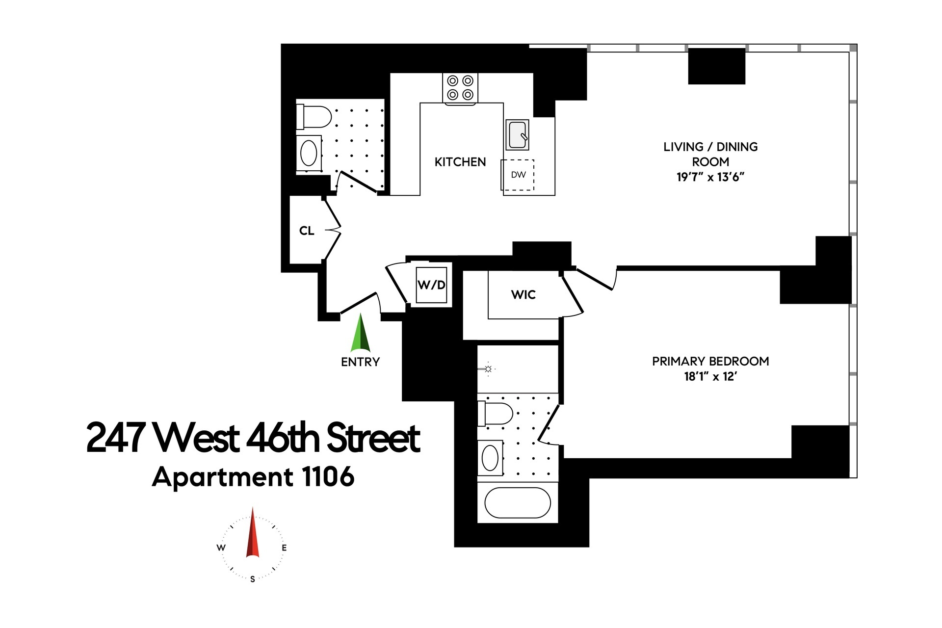 247 West 46th Street, Unit 1106 Manhattan, NY 10036 - Photo 15 of 15