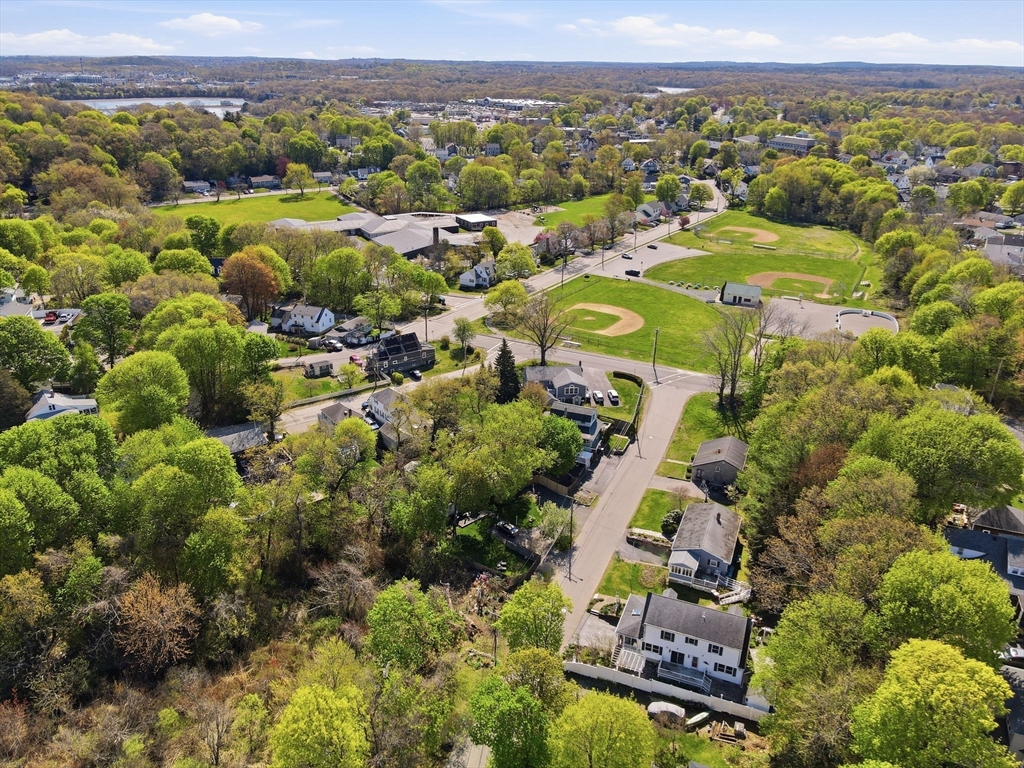 67 Wituwamat Road Weymouth, MA 02191 - Photo 41 of 42 an aerial view of residential houses with outdoor space and trees