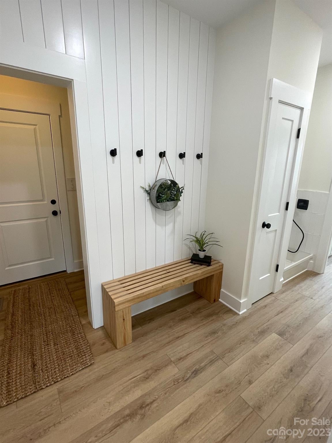 215 Cal Kennedy Road Cleveland, NC 27013 - Photo 23 of 39 a view of entryway with wooden floor