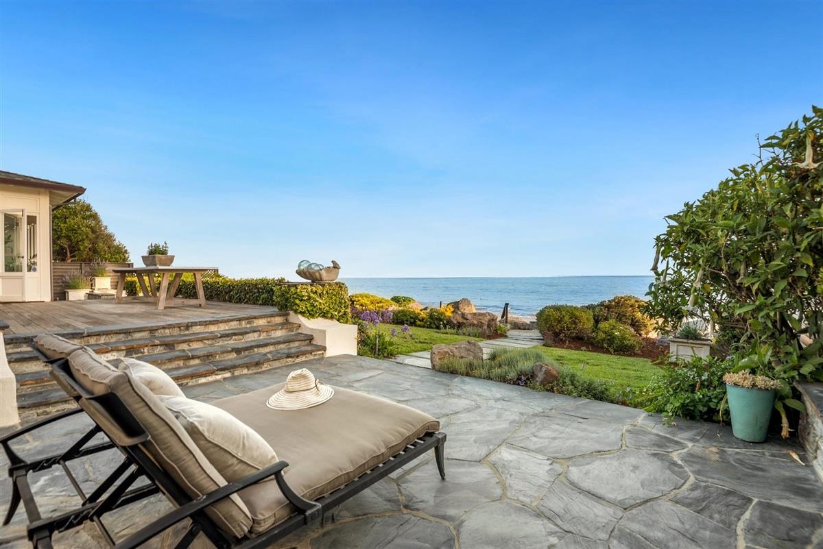 759 Las Olas Drive Aptos, CA 95003 - Photo 45 of 50 a view of a terrace with furniture and a garden