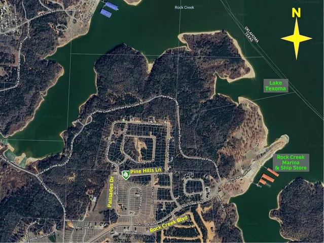 a aerial view of a house