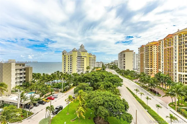 a view of a city with tall buildings