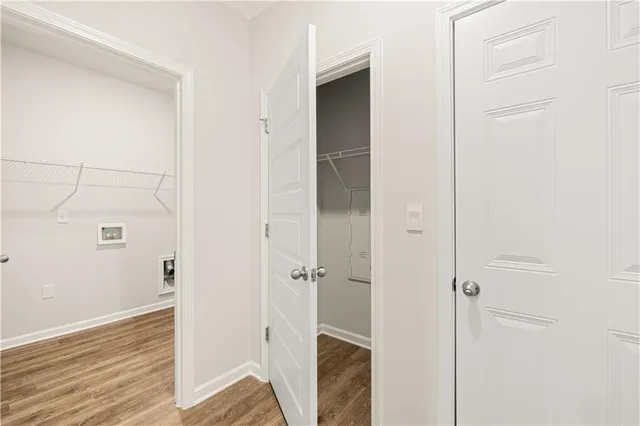 wooden floor in an empty room