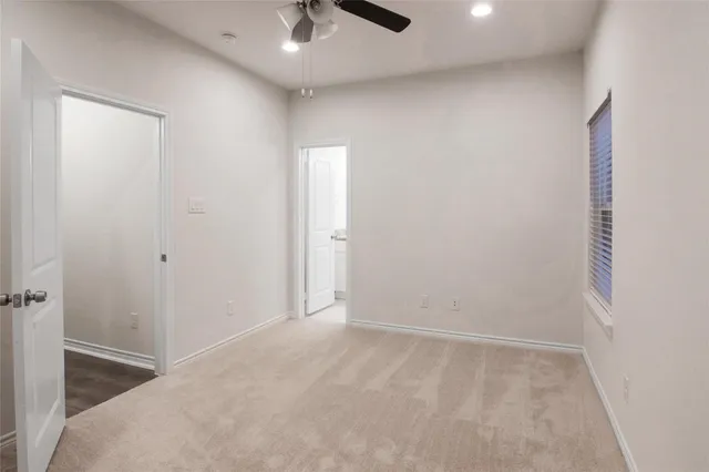 a view of an empty room