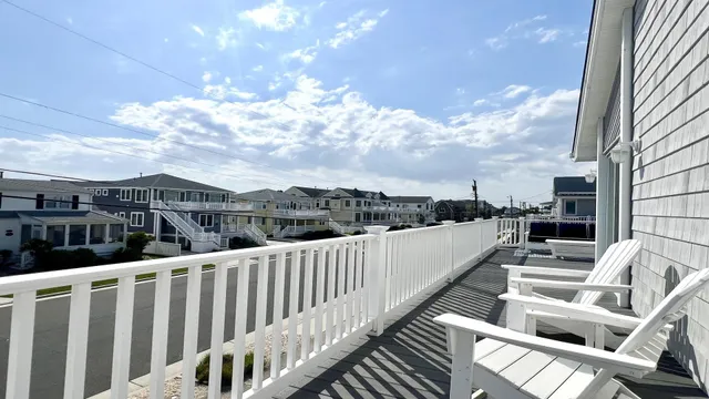 a view of city from balcony