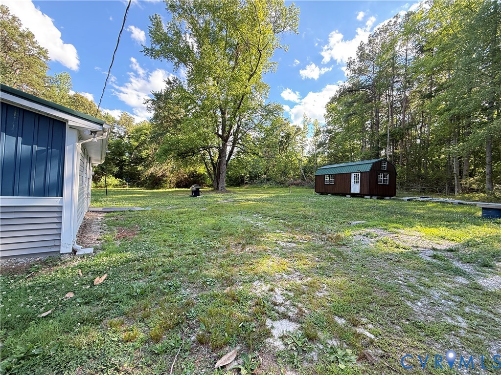 110 Locust Grove Cartersville, VA 23027 - Photo 25 of 26 a view of a house with a backyard