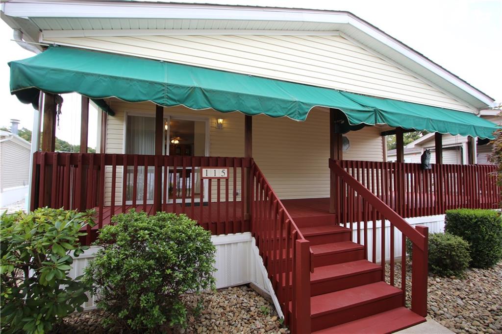 115 Eagle Pointe Estates New Eagle, PA 15067 - Photo 22 of 25 a view of a house with backyard and porch