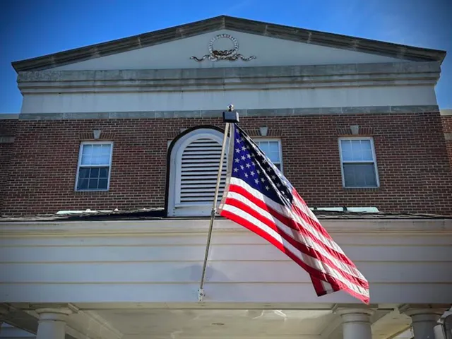 a view of front door and small space