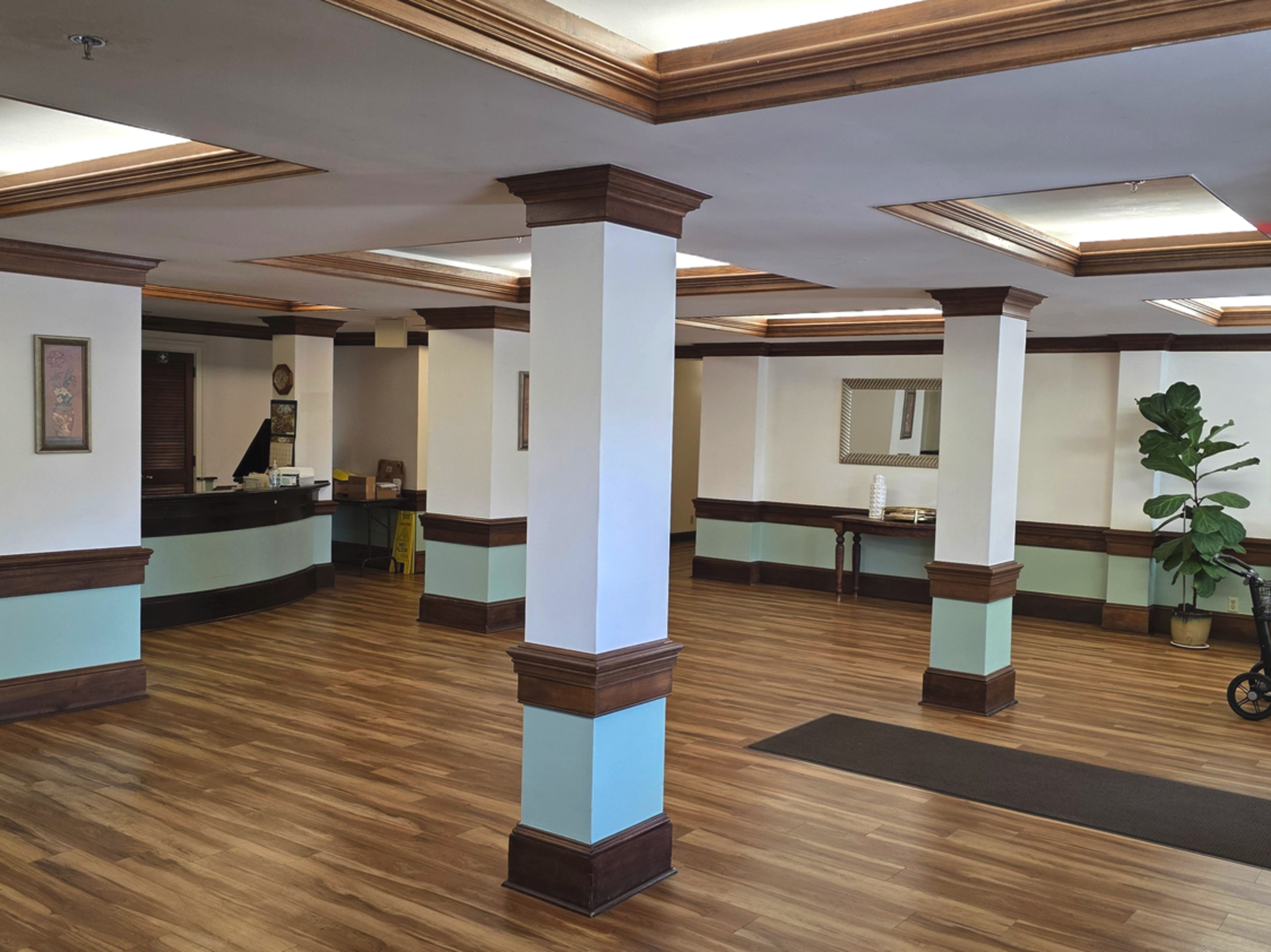 59 Courtland Avenue, Unit 3K Stamford, CT 06902 - Photo 4 of 31 a view of living room with furniture and wooden floor