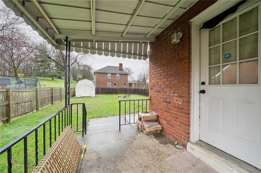 431 Thompson Run Road Pittsburgh, PA 15237 - Photo 2 of 27 a view of a porch with a backyard
