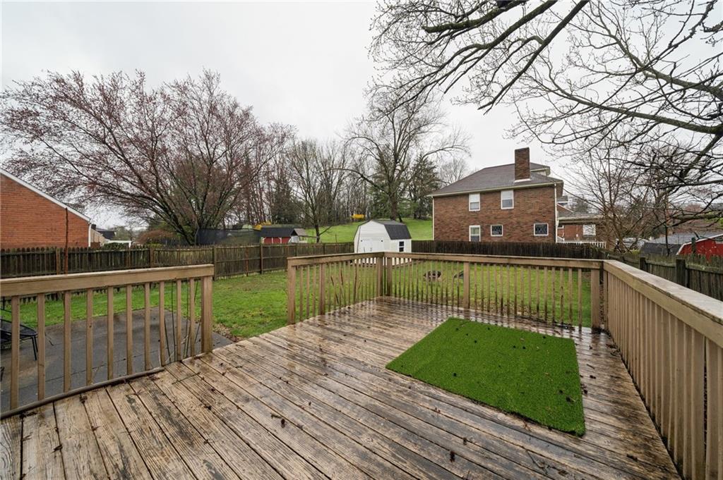 431 Thompson Run Road Pittsburgh, PA 15237 - Photo 23 of 27 a view of a deck with lake view