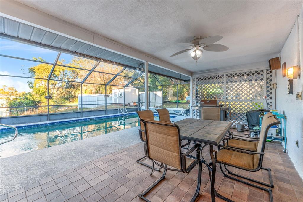 6237 Spring Hill Drive Spring Hill, FL 34606 - Photo 25 of 37 Back Patio Area!